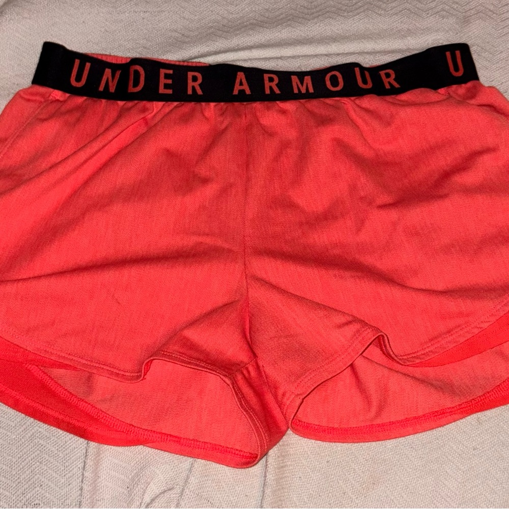 Under Armour Women's Vibrant Red Athletic Shorts